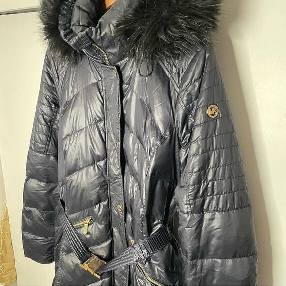 Michael Kors navy blue puffer jacket size Medium - Picture 5 of 14